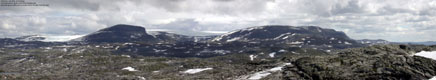 Hardangerjokulen seen from Austdolnuten (352KB)