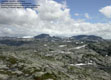 Hardangerjokulen seen from Austdolnuten (143KB)
