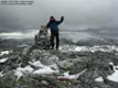 13. Arnt on Mjolfjellet summit, 1470m (167KB)